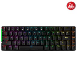 ASUS ROG Falchion MX Cherry RGB Red Switch Türkçe RGB Mekanik Kablosuz Mini Gaming Klavye