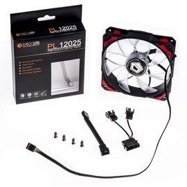 ID-Cooling PL-12025-R 12cm 4Pin PWM Kırmızı Kasa Fanı