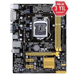 Asus H81M-K Intel H81 1600 MHz DDR3 Soket 1150 mATX Anakart