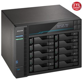 Asustor Lockerstor 10 AS6510T Intel Atom C3538 10 Bay NAS Depolama Birimi