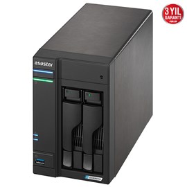 Asustor Lockerstor 2 AS6602T Intel Atom J4125 2 Bay NAS Depolama Birimi