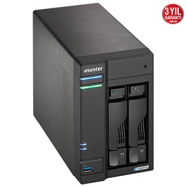 Asustor Lockerstor 2 AS6602T Intel Atom J4125 2 Bay NAS Depolama Birimi