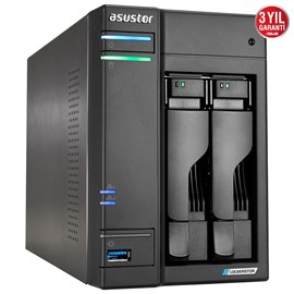 Asustor Lockerstor 2 AS6602T Intel Atom J4125 2 Bay NAS Depolama Birimi