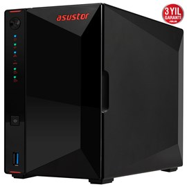 Asustor Nimbustor 2 AS5202T Intel Atom J4005 2 Bay NAS Depolama Birimi