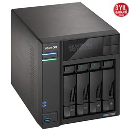 Asustor Lockerstor 4 AS6604T Intel Atom J4125 4 Bay NAS Depolama Birimi