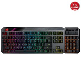 Asus ROG Claymore II Aura Sync RGB ROG RX Red Kablolu/Kablosuz Switch Mekanik Q Türkçe Oyuncu Klavye