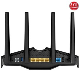 Asus DSL-AX82U Wifi6 DualBand Gaming Ai Mesh AiProtection Torrent Bulut-PS5 Uyumlu Dlna 4G Vpn ADSL