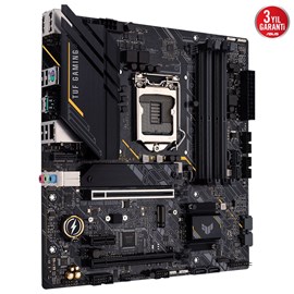  Asus TUF Gaming B560M-E Intel B560 Soket 1200 DDR4 5000(OC)MHz mATX Gaming Anakart 