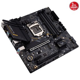  Asus TUF Gaming B560M-E Intel B560 Soket 1200 DDR4 5000(OC)MHz mATX Gaming Anakart 