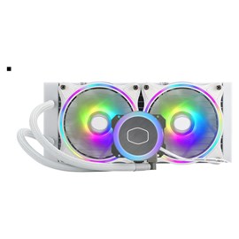 Cooler Master MasterLiquid ML240 Beyaz Illusion ARGB 2xMF120 Halo Fanlı İşlemci Sıvı Soğutma Kiti