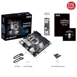 ASUS PRIME B460I-PLUS 2933MHz DDR4 Soket 1200 M.2 VGA HDMI DP Mini-ITX Anakart