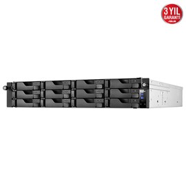 Asustor AS6512RD 8 GB 12 Yuvalı NAS Sürücü (Disksiz)