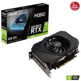 Asus NVIDIA GeForce RTX 3060 Phoenix PH-RTX3060-12G-V2 12 GB GDDR6 192 Bit Ekran Kartı