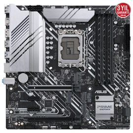 ASUS PRIME Z690M-PLUS D4 5333MHz(OC) DDR4 Soket 1700 M.2 HDMI DP mATX Anakart