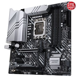 ASUS PRIME Z690M-PLUS D4 5333MHz(OC) DDR4 Soket 1700 M.2 HDMI DP mATX Anakart