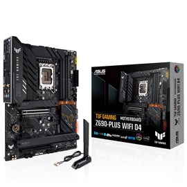 ASUS TUF GAMING Z690-PLUS WIFI D4 5333MHz(OC) DDR4 Soket 1700 M.2 HDMI DP ATX Anakart