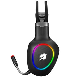 Gamebooster Zen H05 Rainbow 7.1 Titreşimli Kulak Üstü Oyuncu Kulaklığı Siyah