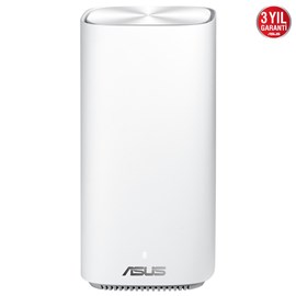 Asus ZenWifi CD6 DualBand-Gaming-Ai Mesh-AiProtectionPro-Torrent-Bulut-DLNA-Kablosuz Ağ Dağıtım Mesh Sistemi(Beyaz Üçlü Paket)