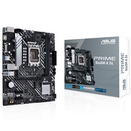 Asus Prime B660M-K D4 Intel B660 Soket 1700 DDR4 5333(OC)MHz mATX Anakart