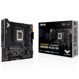 ASUS TUF GAMING B660M-PLUS D4 5333MHz(OC) DDR4 Soket 1700 M.2 HDMI DP mATX Anakart