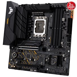 ASUS TUF GAMING B660M-PLUS D4 5333MHz(OC) DDR4 Soket 1700 M.2 HDMI DP mATX Anakart