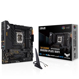  Asus Tuf Gaming B660M-PLUS DDR5 6000mhz(OC) RGB M.2 Wi-Fi 1700p mATX Anakart 