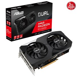 Asus Radeon Dual RX 6600 DUAL-RX6600-8G 8GB GDDR6 128Bit DX12 Gaming Ekran Kartı