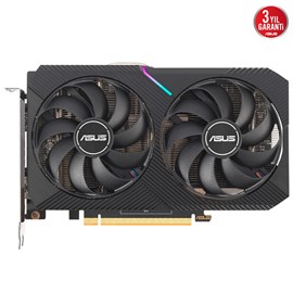 Asus Dual Radeon RX 6500 XT OC DUAL-RX6500XT-O4G 4GB GDDR6 64Bit Ekran Kartı