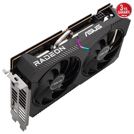 Asus Dual Radeon RX 6500 XT OC DUAL-RX6500XT-O4G 4GB GDDR6 64Bit Ekran Kartı