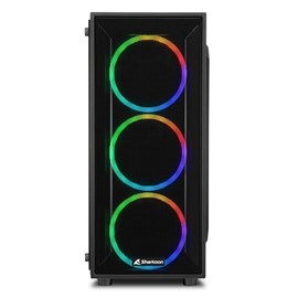 Sharkoon TG4M Tempered Glass RGB USB 3.0 ATX Mid Tower Kasa