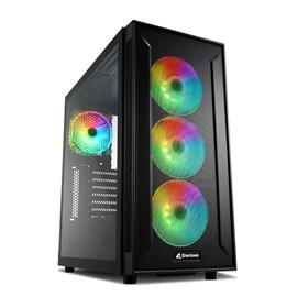 Sharkoon TG6M Tempered Glass RGB USB 3.0 ATX Mid Tower Kasa