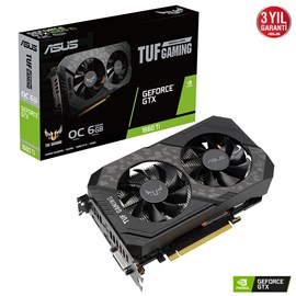 Asus TUF Gaming GeForce GTX 1660 Ti EVO OC TUF-GTX1660TI-O6G-EVO-GAMING 6GB GDDR6 192Bit DX12 Gaming Ekran Kartı