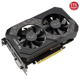 Asus TUF Gaming GeForce GTX 1660 Ti EVO OC TUF-GTX1660TI-O6G-EVO-GAMING 6GB GDDR6 192Bit DX12 Gaming Ekran Kartı