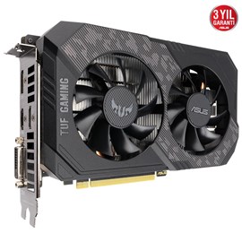 Asus TUF Gaming GeForce GTX 1660 Ti EVO OC TUF-GTX1660TI-O6G-EVO-GAMING 6GB GDDR6 192Bit DX12 Gaming Ekran Kartı