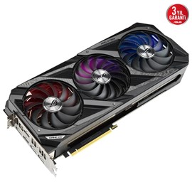 Asus ROG Strix GeForce RTX 3070 V2 OC ROG-STRIX-RTX3070-O8G-V2-GAMING 8GB GDDR6 256Bit DX12 Gaming Ekran Kartı