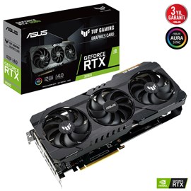 Asus TUF Gaming GeForce RTX 3060 V2 TUF-RTX3060-12G-V2-GAMING 12GB GDDR6 192Bit Ekran Kartı