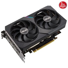 Asus Dual GeForce RTX 3050 OC DUAL-RTX3050-O8G 8GB GDDR6 128Bit DX12 Gaming Ekran Kartı