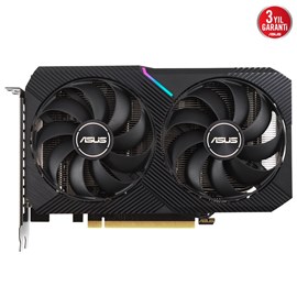 Asus Dual GeForce RTX 3050 OC DUAL-RTX3050-O8G 8GB GDDR6 128Bit DX12 Gaming Ekran Kartı