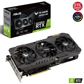 Asus TUF Gaming GeForce RTX 3090 OC TUF-RTX3090-O24G-GAMING 24GB GDDR6X 384Bit DX12 Ekran Kartı