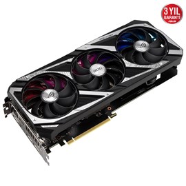 Asus ROG Strix GeForce RTX 3060 V2 OC ROG-STRIX-RTX3060-O12G-V2-GAMING 12GB GDDR6 192Bit DX12 Ekran Kartı