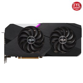 Asus Dual Radeon RX 6700 XT OC DUAL-RX6700XT-O12G 12GB GDDR6 192Bit DX12 Ekran Kartı