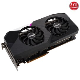 Asus Dual Radeon RX 6700 XT OC DUAL-RX6700XT-O12G 12GB GDDR6 192Bit DX12 Ekran Kartı