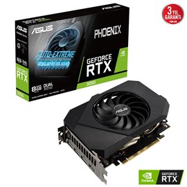 Asus Phoenix GeForce RTX 3050 8G PH-RTX3050-8G 8GB GDDR6 128Bit DX12 Ekran Kartı