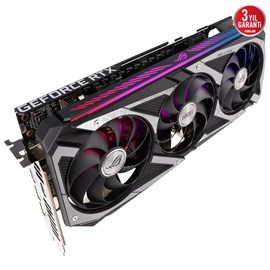 Asus ROG Strix GeForce RTX 3050 OC ROG-STRIX-RTX3050-O8G-GAMING 8GB GDDR6 128Bit DX12 Ekran Kartı