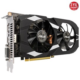 Asus NVIDIA GeForce GTX 1650 Dual OC DUAL-GTX1650-O4GD6-P 4 GB GDDR6 128 Bit Ekran Kartı