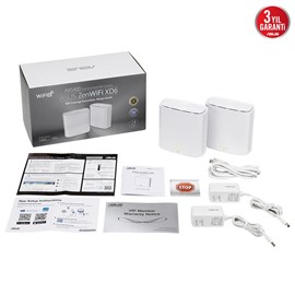 ASUS ZenWiFi XD6 (W-2-PK) WIFI ROUTER (2'li PAKET)