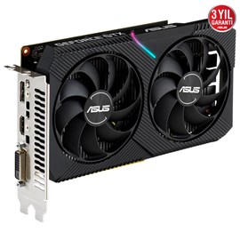 ASUS Geforce DUAL-GTX1650-O4GD6-MINI 4GB GDDR6 128bit 1650MHz Ekran Kartı