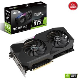 Asus NVIDIA GeForce RTX 3070 Dual V2 OC LHR DUAL-RTX3070-O8G-V2 8 GB GDDR6 256 Bit Ekran Kartı