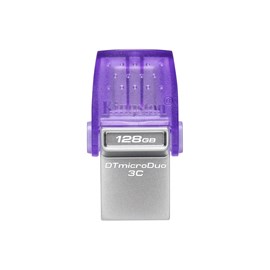 Kingston Data Traveler MicroDuo 3C DTDUO3CG3/128GB 128 GB USB 3.2 Gen 1 Flash Bellek