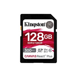 Kingston Canvas React Plus SDR2/128GB SDXC UHS-II 128GB SD Hafıza Kartı